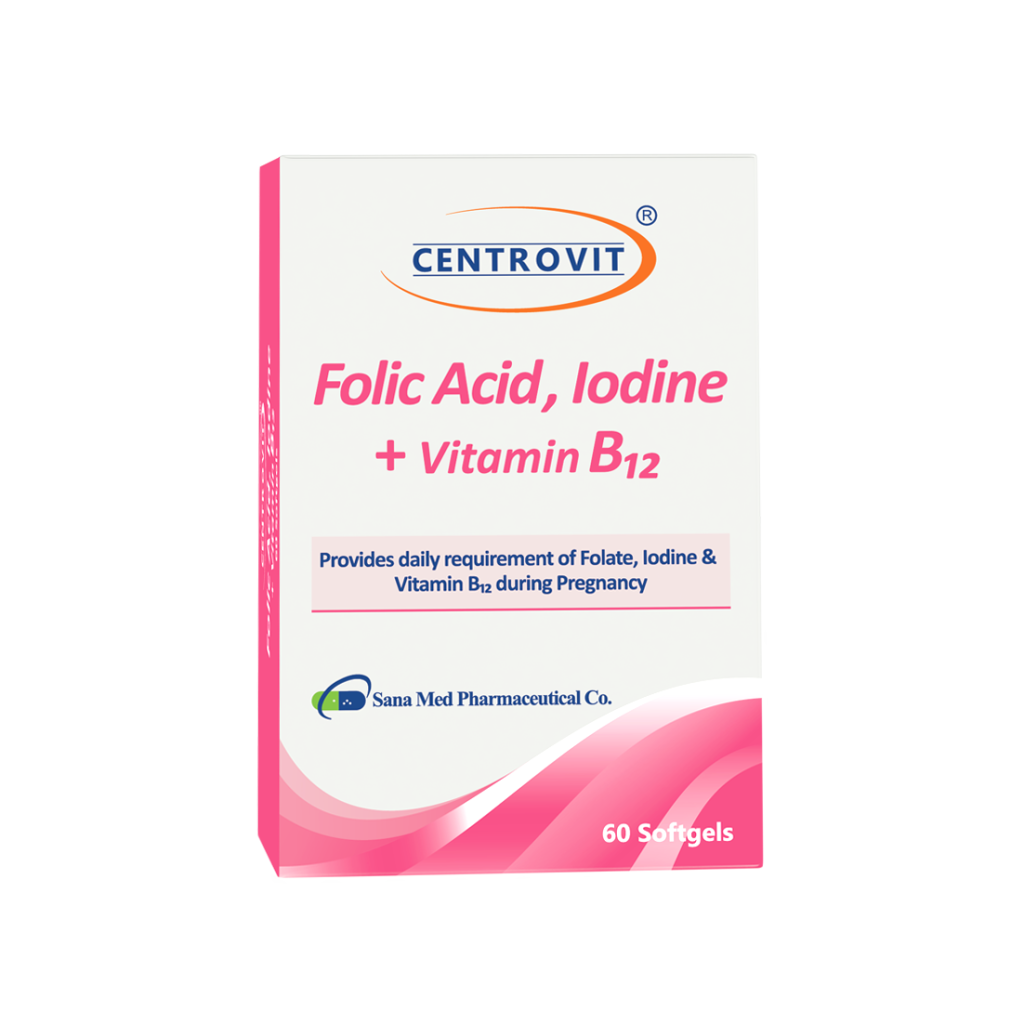 Folic Acid, Iodine + Vitamin B12 Sana Med Pharmaceutical